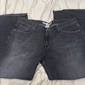 Aeropostale Men’s Bootcut Jeans in Dark Gray Wash